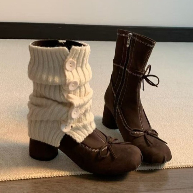Winter Clothing For Women - Bow High Heels Women Boots New
