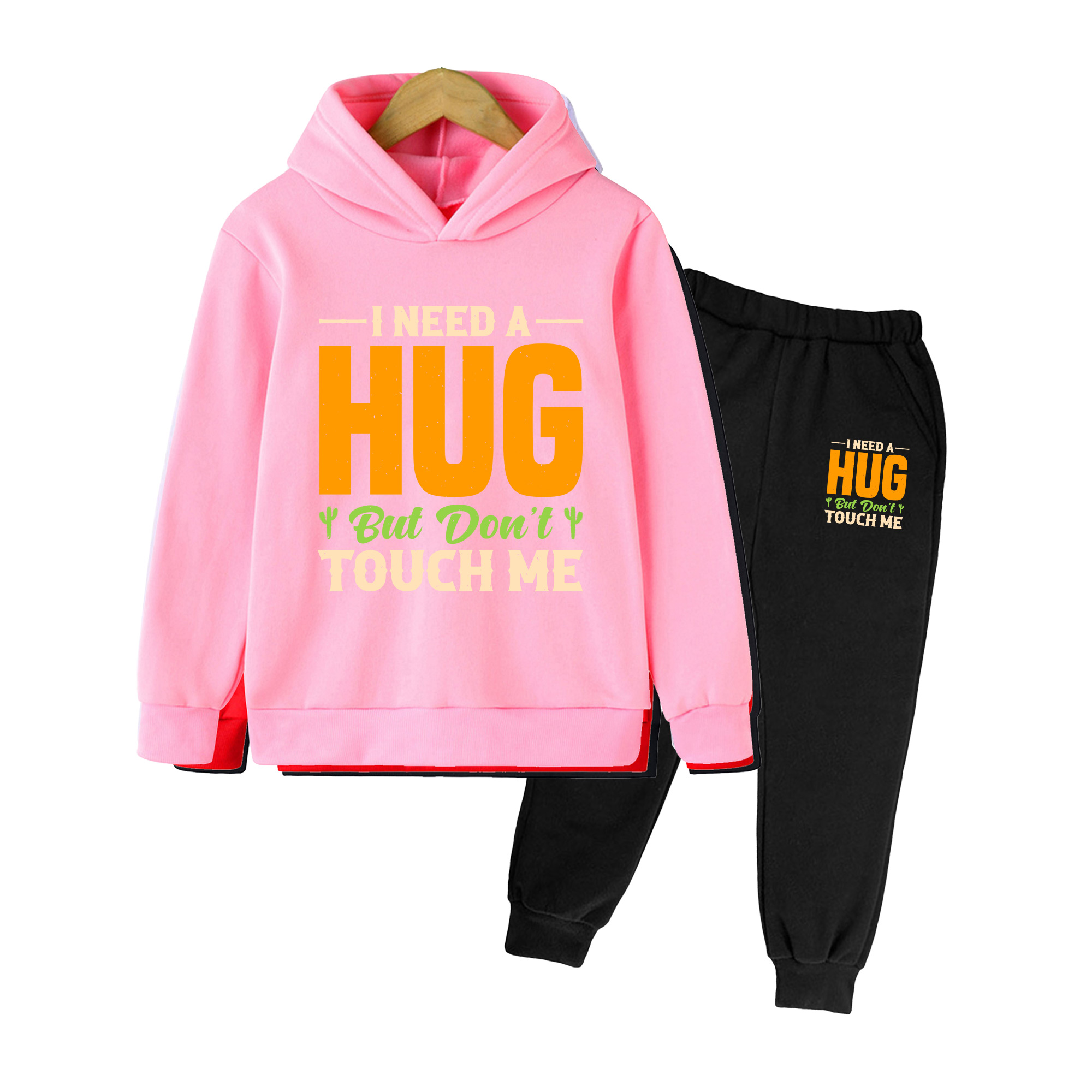 Winter Clothing Needs - Kids Hoodie & Pants Set, Funny