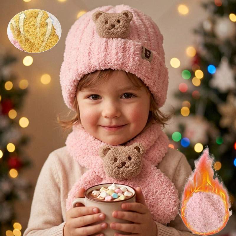 Winter Clothing Kids - 1-10PCS Baby Hat Scarf for Girls