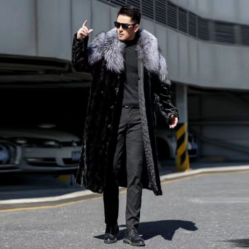 Men's Faux Mink Coat Winter Lo - đánh giá và giá Winter Clothing Brand
