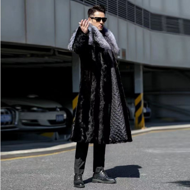 Men's Faux Mink Coat Winter Lo - đánh giá và giá Winter Clothing Brand