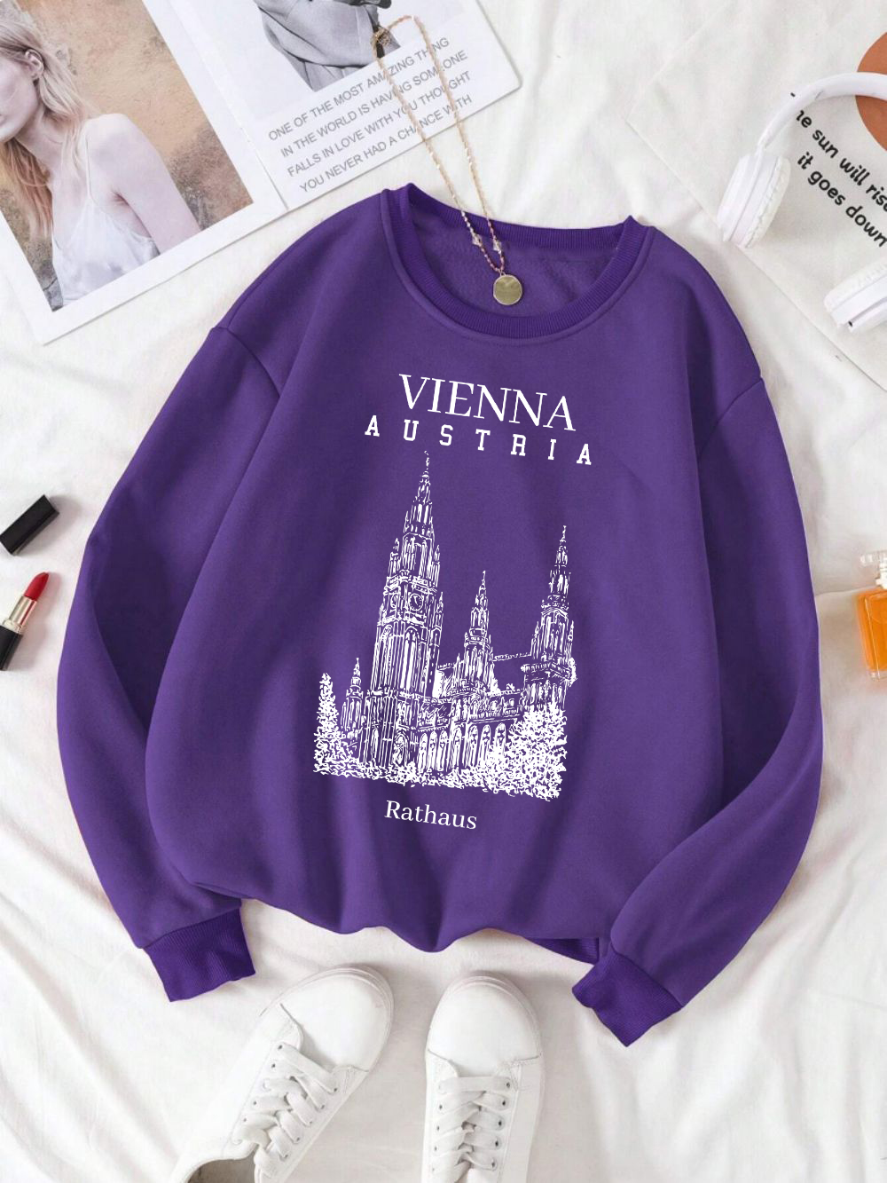 Vienna Austria Rathaus Print W - đánh giá và giá Winter Clothing Vienna