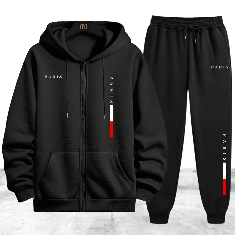 Men's Coat Tracksuit 2 Pcs Set - đánh giá và giá Jacket Winter Clothing