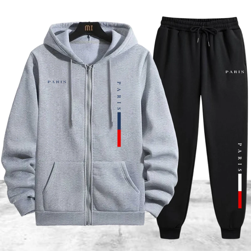 Men's Coat Tracksuit 2 Pcs Set - đánh giá và giá Jacket Winter Clothing