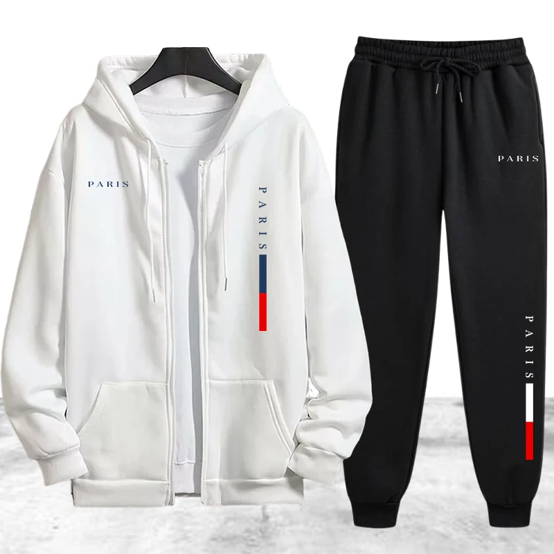 Men's Coat Tracksuit 2 Pcs Set - đánh giá và giá Jacket Winter Clothing