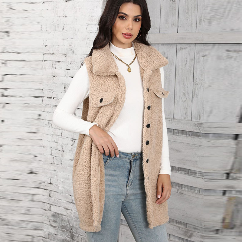 Women's Lamb Plush Vests Splic - đánh giá và giá Winter Clothing On Sale Women'S