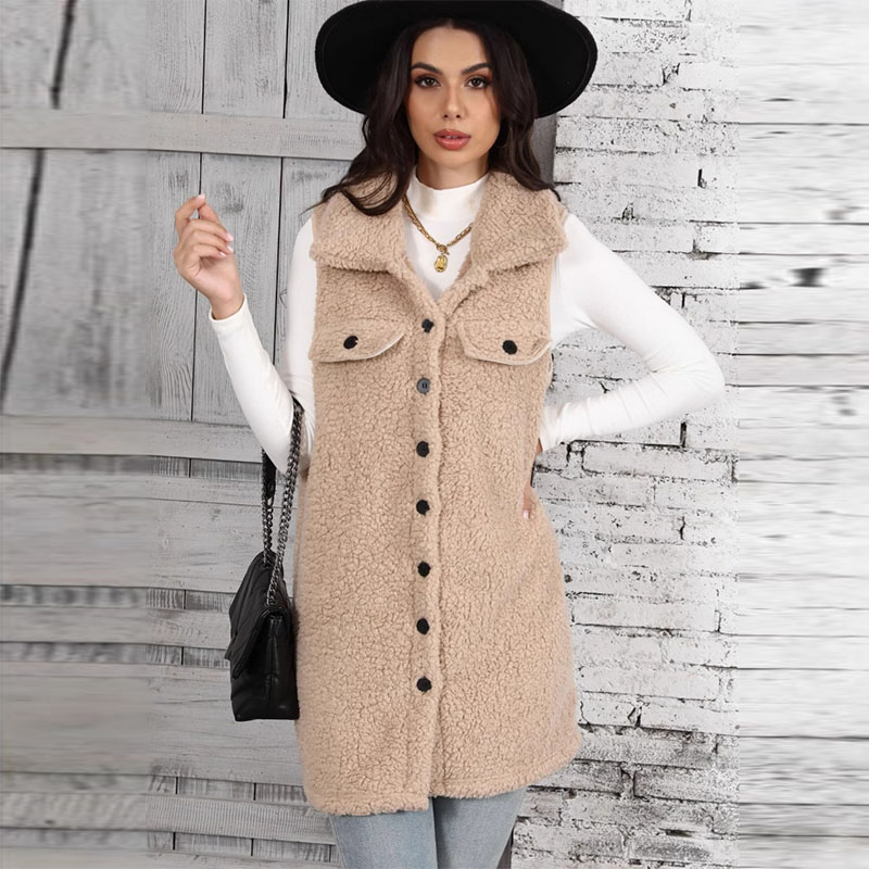 Women's Lamb Plush Vests Splic - đánh giá và giá Winter Clothing On Sale Women'S