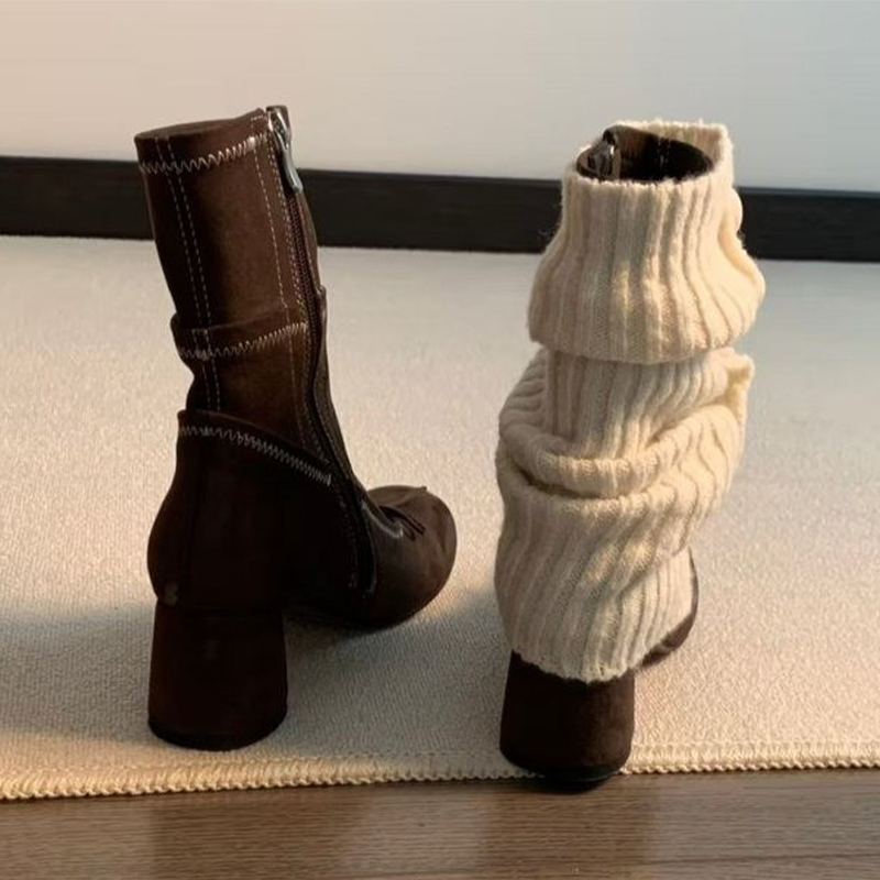 Bow High Heels Women Boots New - đánh giá và giá Winter Clothing For Women