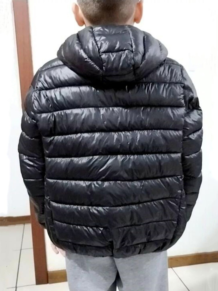 Hooded Lightweight Down Jacket - đánh giá và giá Winter Clothing Kids