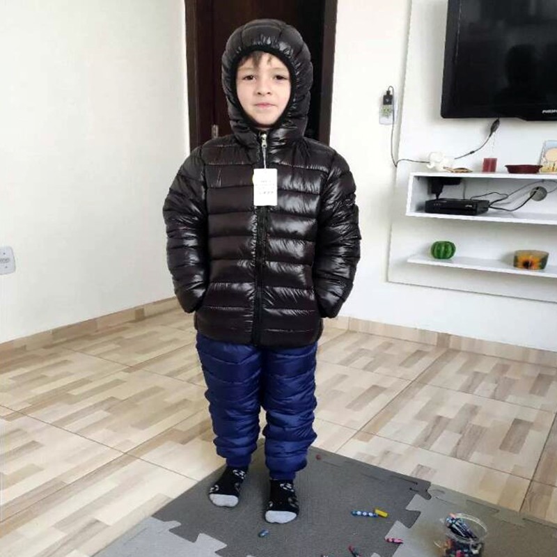 Hooded Lightweight Down Jacket - đánh giá và giá Winter Clothing Kids