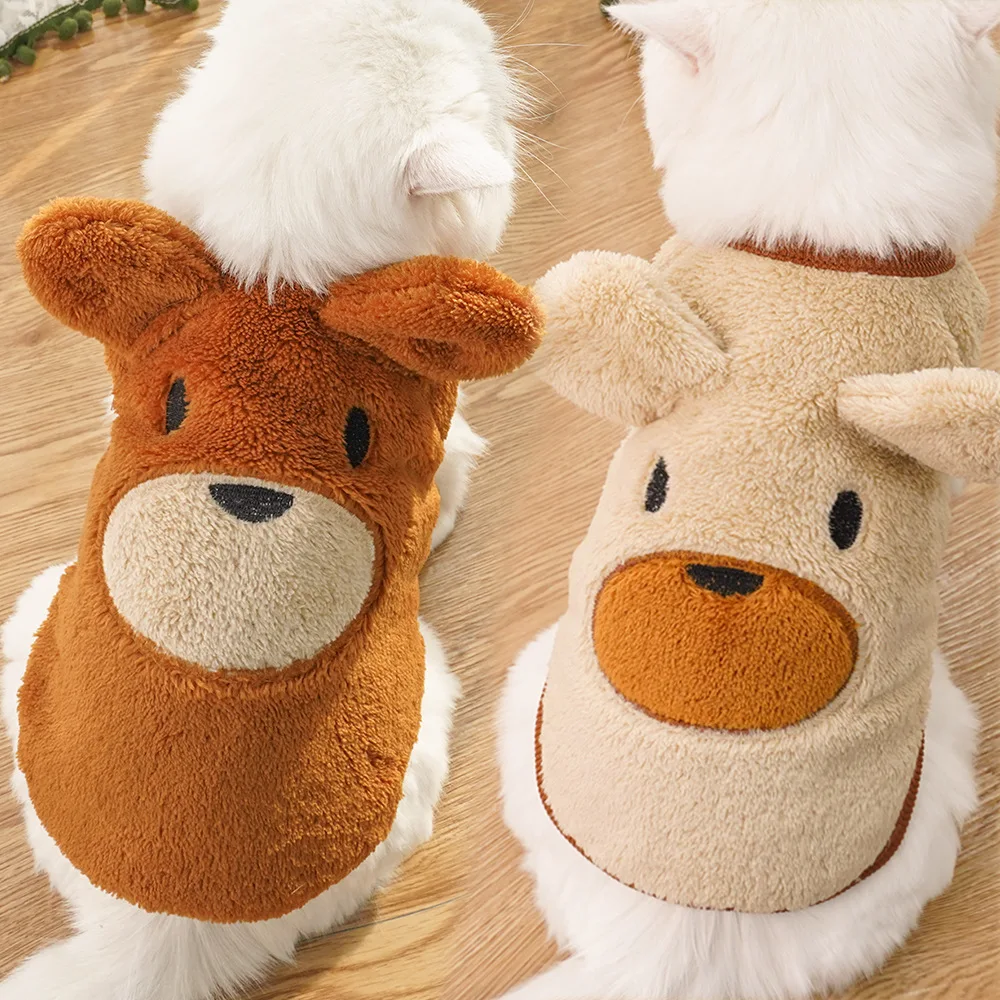 Winter Plush Dog Clothing Warm - đánh giá và giá Winter Clothing Accessories