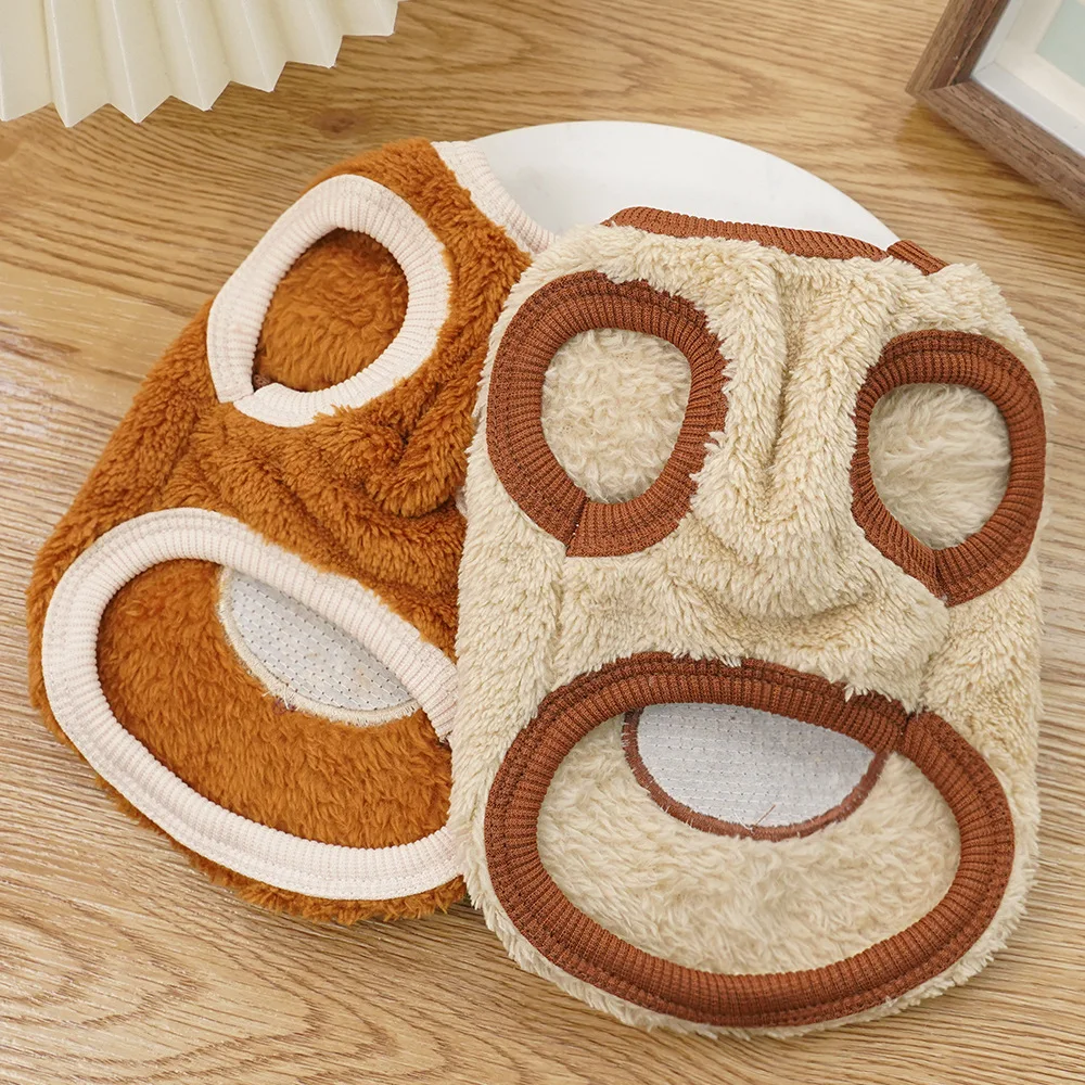 Winter Plush Dog Clothing Warm - đánh giá và giá Winter Clothing Accessories