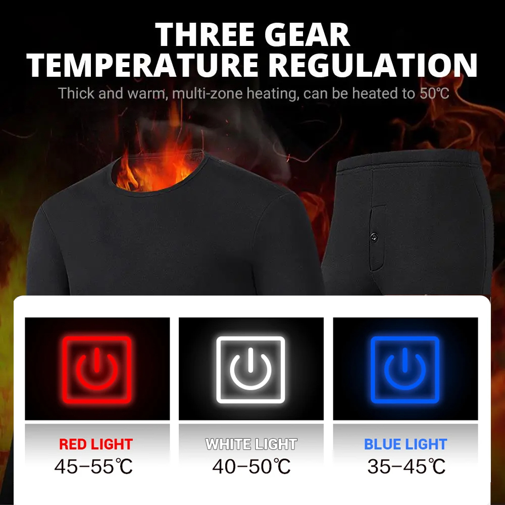 New 52 Areas Heated Underwear  - đánh giá và giá Winter Clothing Accessories