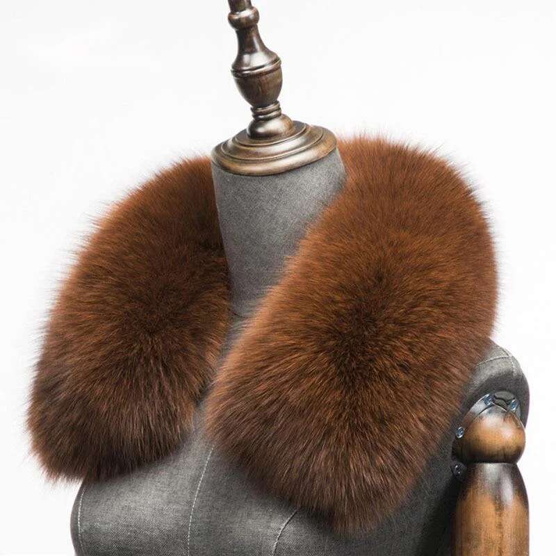 Winter Natural Fox Fur Scarf S - đánh giá và giá Winter Clothing Design