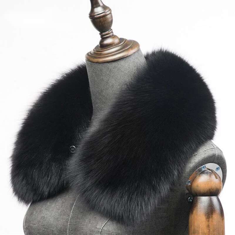 Winter Natural Fox Fur Scarf S - đánh giá và giá Winter Clothing Design