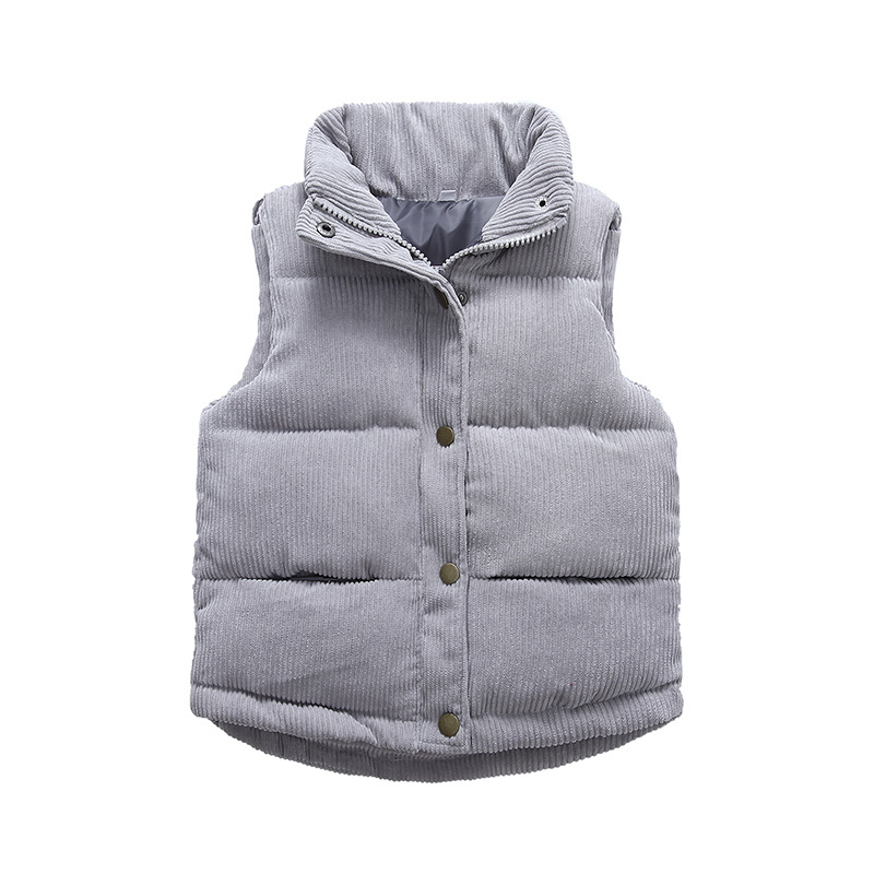 Kids Boys Girls Corduroy Vests - đánh giá và giá Winter Clothing Kids
