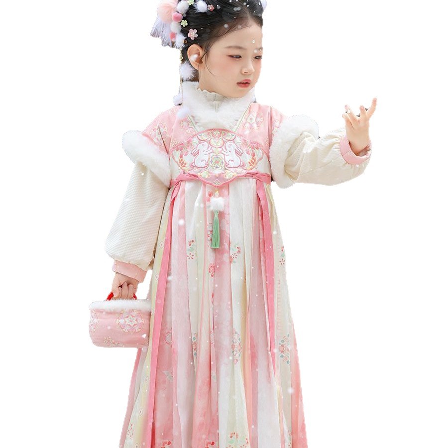 2025 Girls Fairy Hanfu Childre - đánh giá và giá Winter Clothing Kids