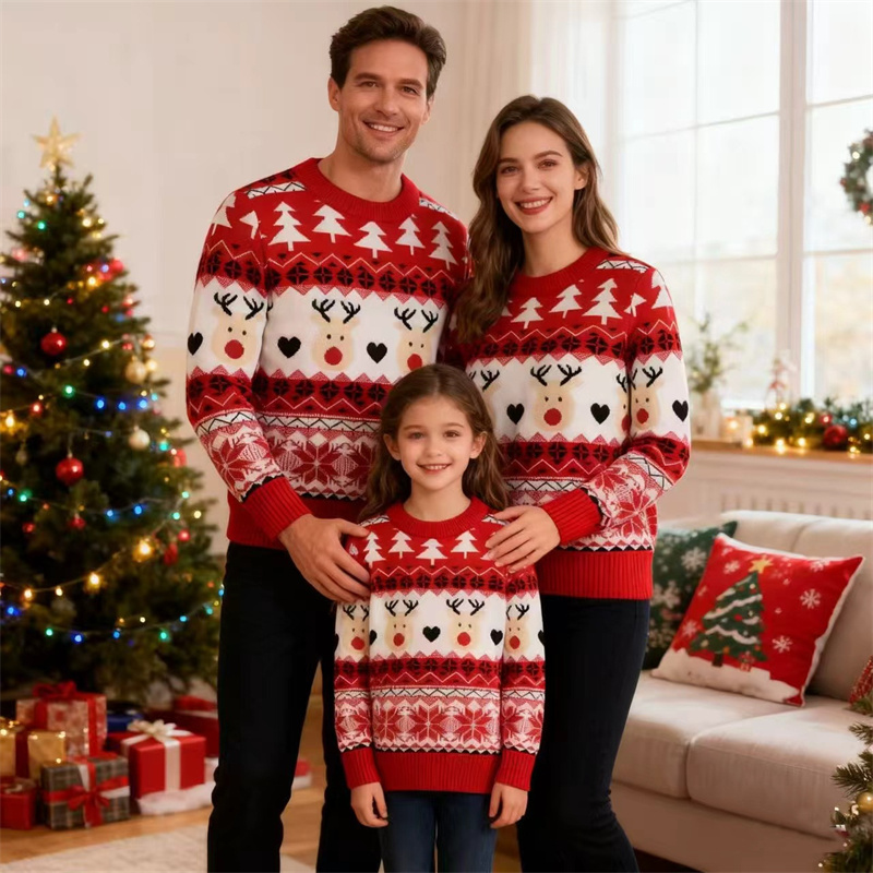 Christmas Family Sweaters Pare - đánh giá và giá Winter Clothing Kids