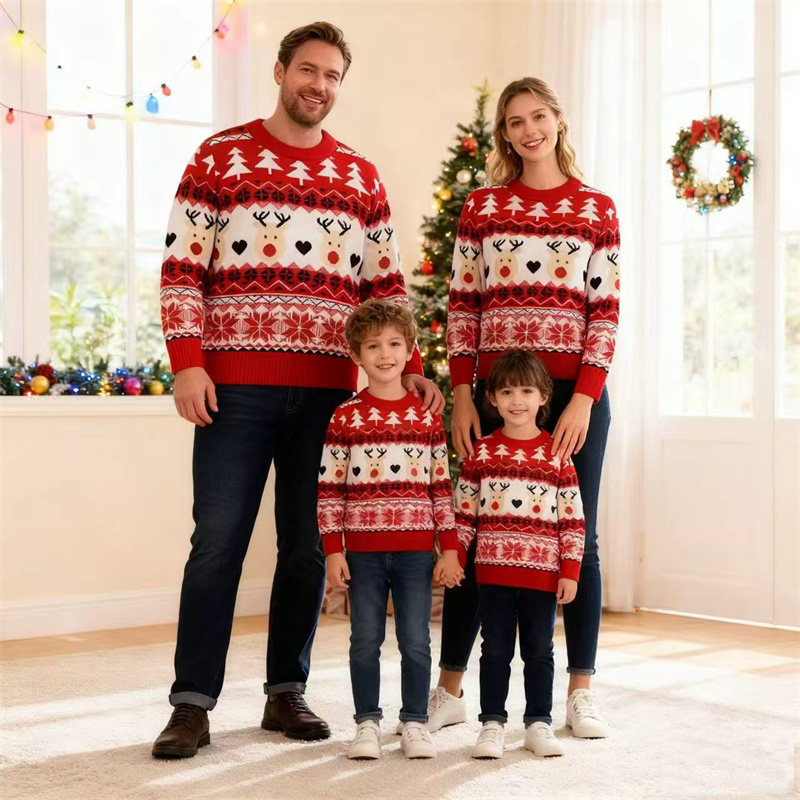 Christmas Family Sweaters Pare - đánh giá và giá Winter Clothing Kids