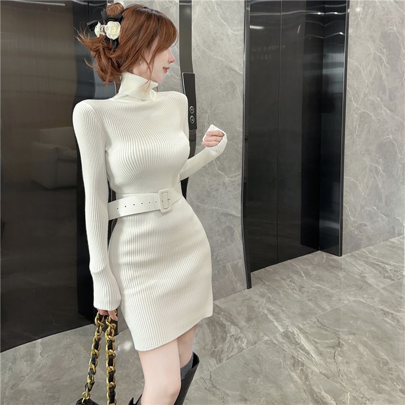 Bodycon Turtleneck Short Skinn - đánh giá và giá Winter Clothing On Sale Women'S