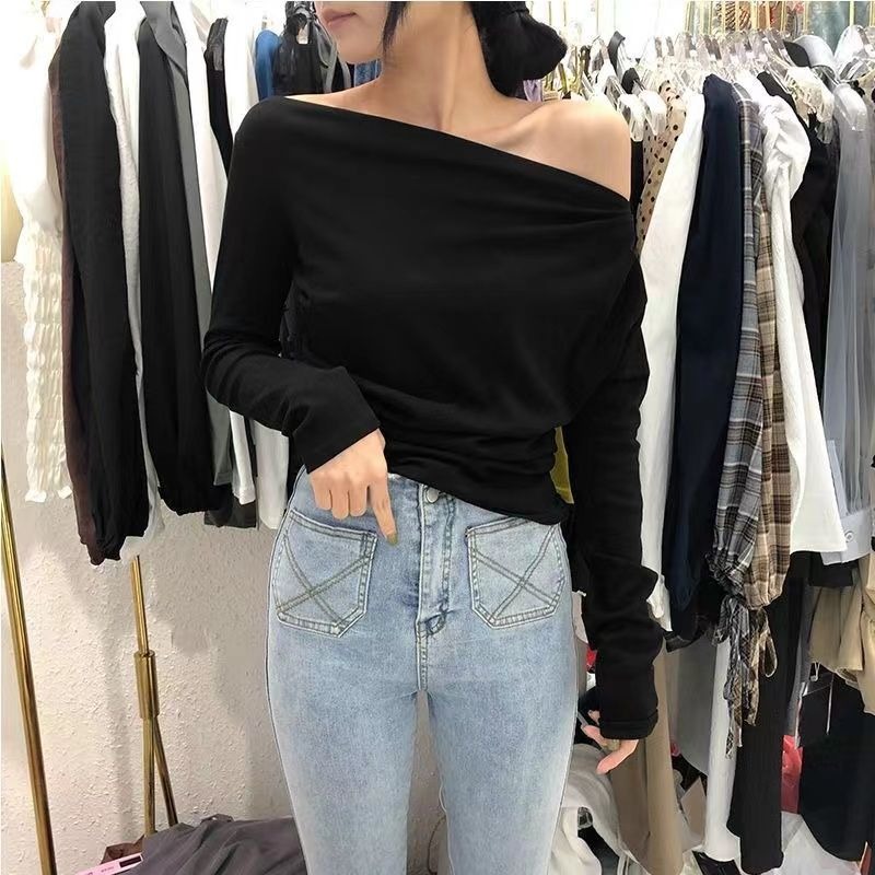 Slim Plain 2025 Off Shoulder C - đánh giá và giá Winter Clothing On Sale Women'S