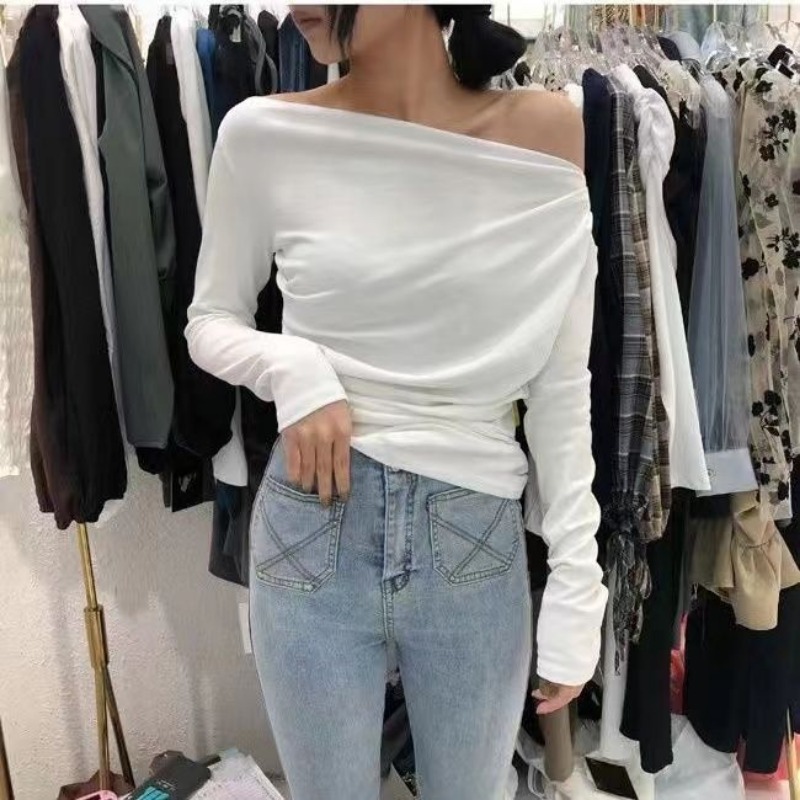 Slim Plain 2025 Off Shoulder C - đánh giá và giá Winter Clothing On Sale Women'S
