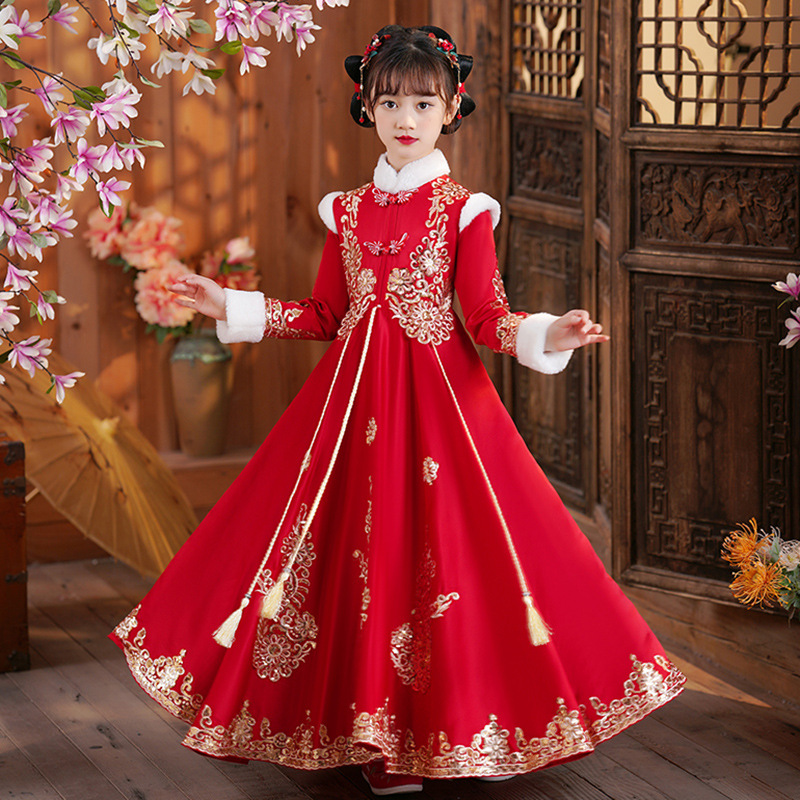 Girls Red Chinese New Year Clo - đánh giá và giá Winter Clothing Kids