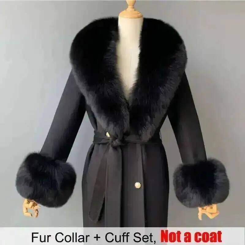 Real Fur Collar And Cuffs Set  - đánh giá và giá Winter Clothing Design