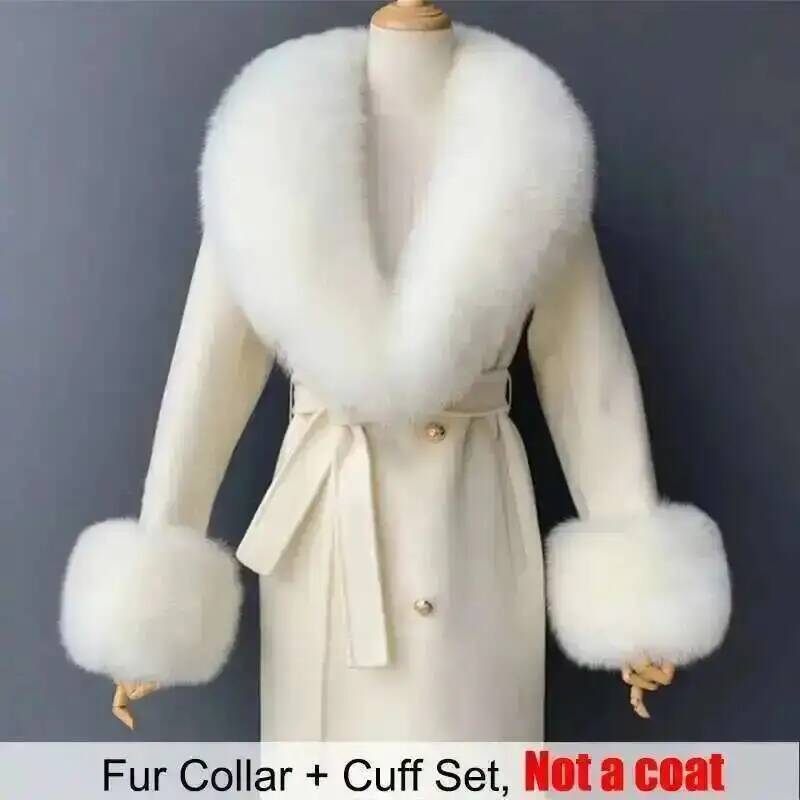 Real Fur Collar And Cuffs Set  - đánh giá và giá Winter Clothing Design