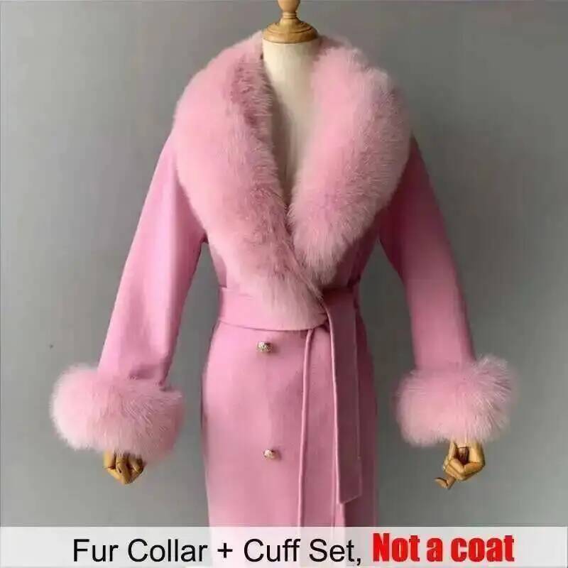 Real Fur Collar And Cuffs Set  - đánh giá và giá Winter Clothing Design