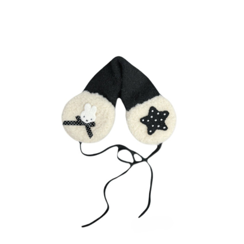 Miffy Kawaii Anime Cartoon Rab - đánh giá và giá Winter Clothing Earmuffs