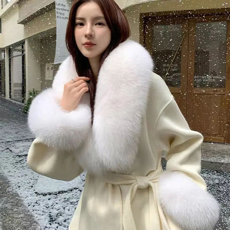 2025 Real Fox Fur Collar Winte - đánh giá và giá Winter Clothing Design