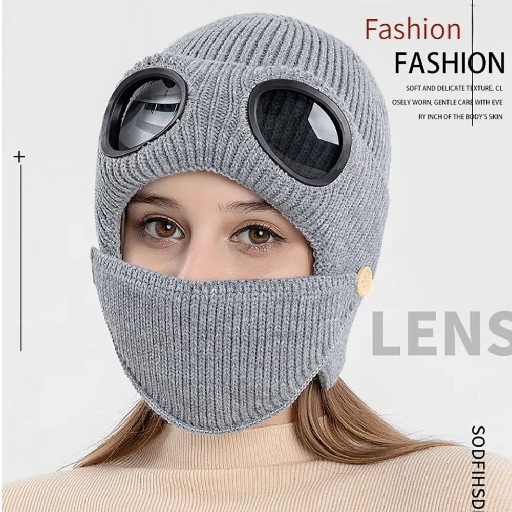 Fleece-lined Warm Woolen Hat w - đánh giá và giá Winter Clothing Earmuffs