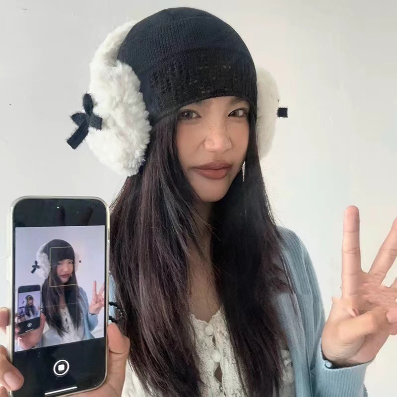 Trendy Bow-knot Ear Muffs Wint - đánh giá và giá Winter Clothing Earmuffs