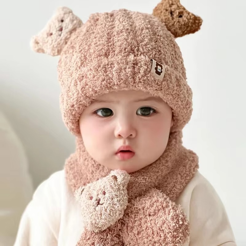 1-10PCS Baby Hat Scarf for Gir - đánh giá và giá Winter Clothing Kids