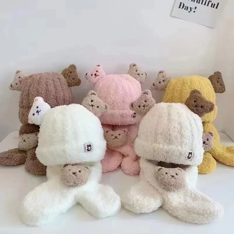 1-10PCS Baby Hat Scarf for Gir - đánh giá và giá Winter Clothing Kids