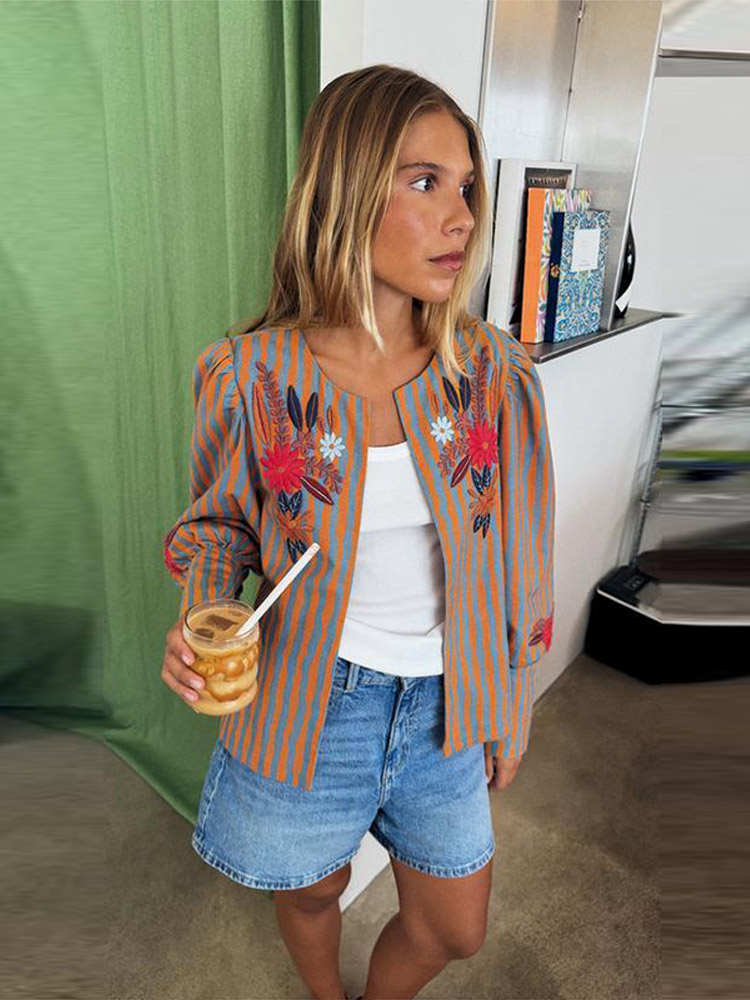 2026 Early Autumn Striped Flow - đánh giá và giá Jacket Winter Clothing