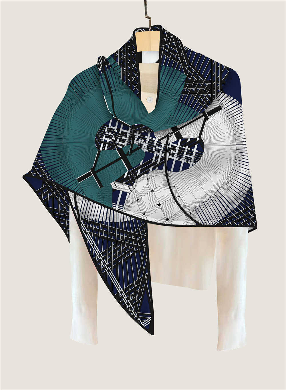 Triangle Shawls Winter Warm Sc - đánh giá và giá Winter Clothing Accessories